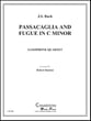 PASSACAGLIA AND FUGUE IN C MINOR SATB SAXOPHONE QUARTET P.O.D. cover